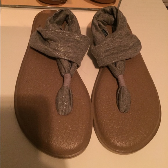 sanuk yoga sling 2 metallic